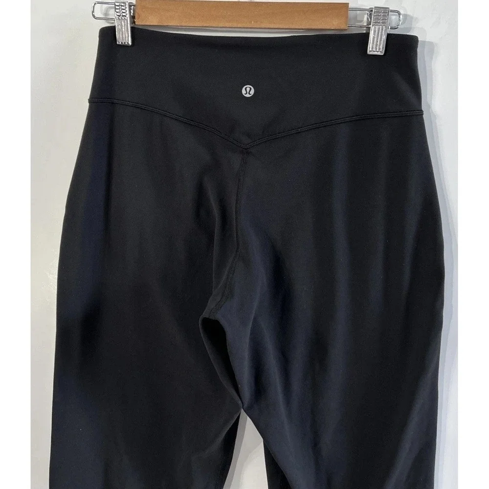 Lululemon Women's Align Jogger Crop LW6ATAS Black Size 8 NO Pilling